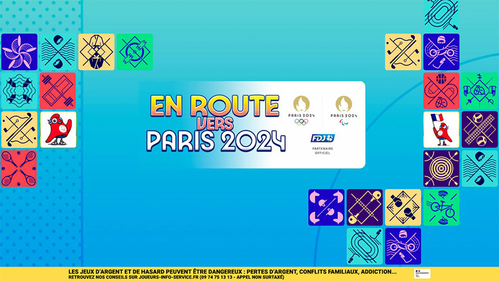 “En Route Vers Paris 2024”, le dernier jeu de grattage de FDJ