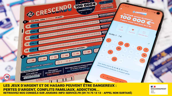 “Crescendo” : FDJ transforme le samedi après-midi en crescendo de gains jusqu’à 700 000 €